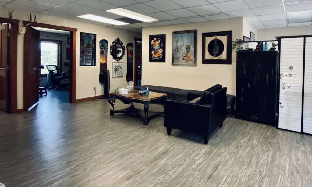 Black Sage Studio Lobby - Tattoo Appointment prep